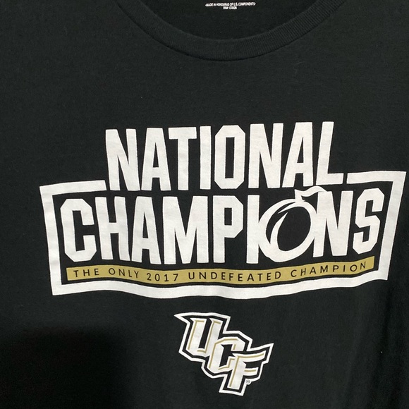 NATIONAL CHAMPION UCF 2017 Graphic T-shirt XL by THE VICTORY Men Tee Top - Picture 3 of 4